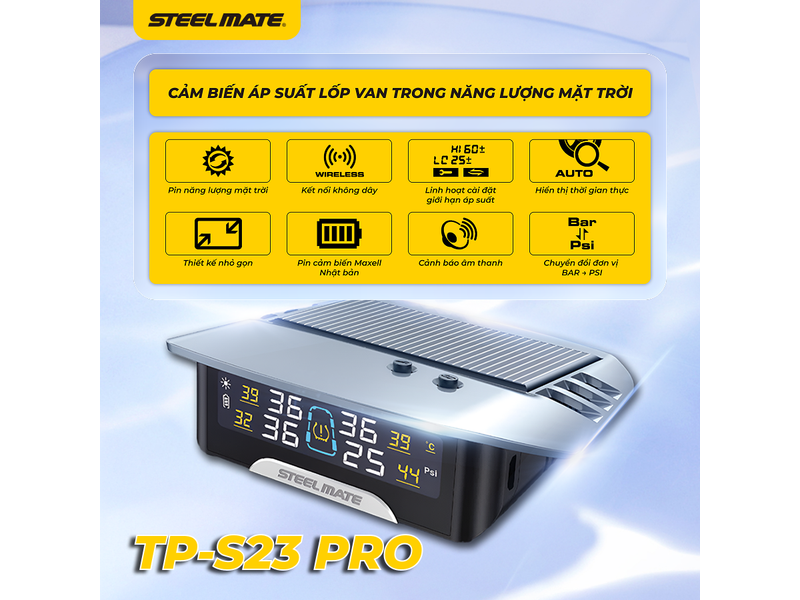 Cảm biến áp suất lốp van trong TP S23 PRO