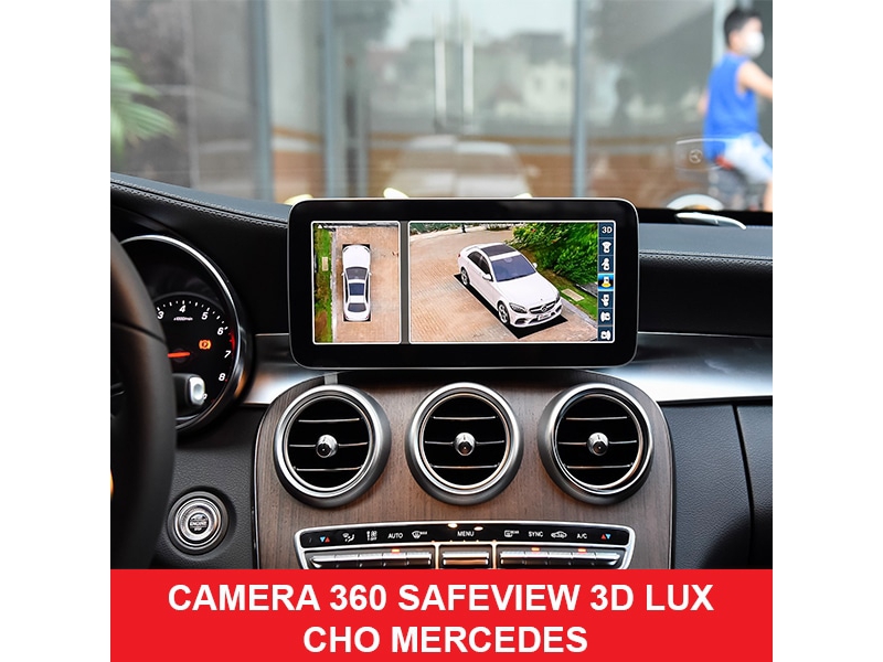 Camera 360˚ Safeview 3D Lux cho xe Mercedes